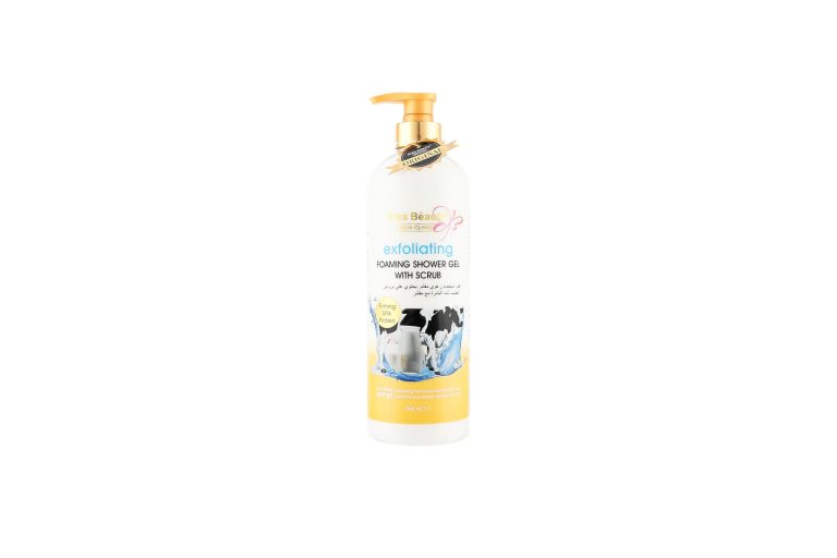 Firming Milk Protein Exfoliating Foaming Shower Gel with Scrub