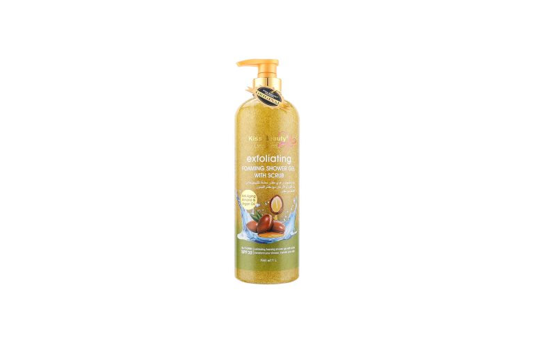 Anti-Aging Almond & Argan Oil Exfoliating Foaming Shower Gel