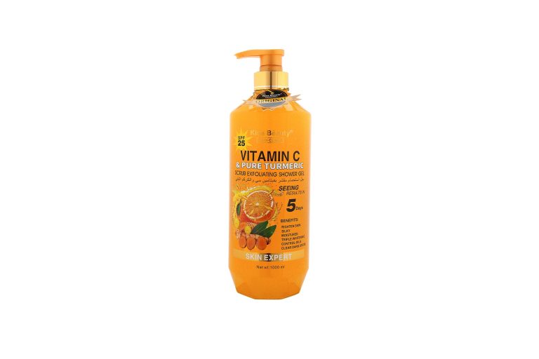 Vitamin C & Pure Turmeric Scrub Exfoliating Shower Gel