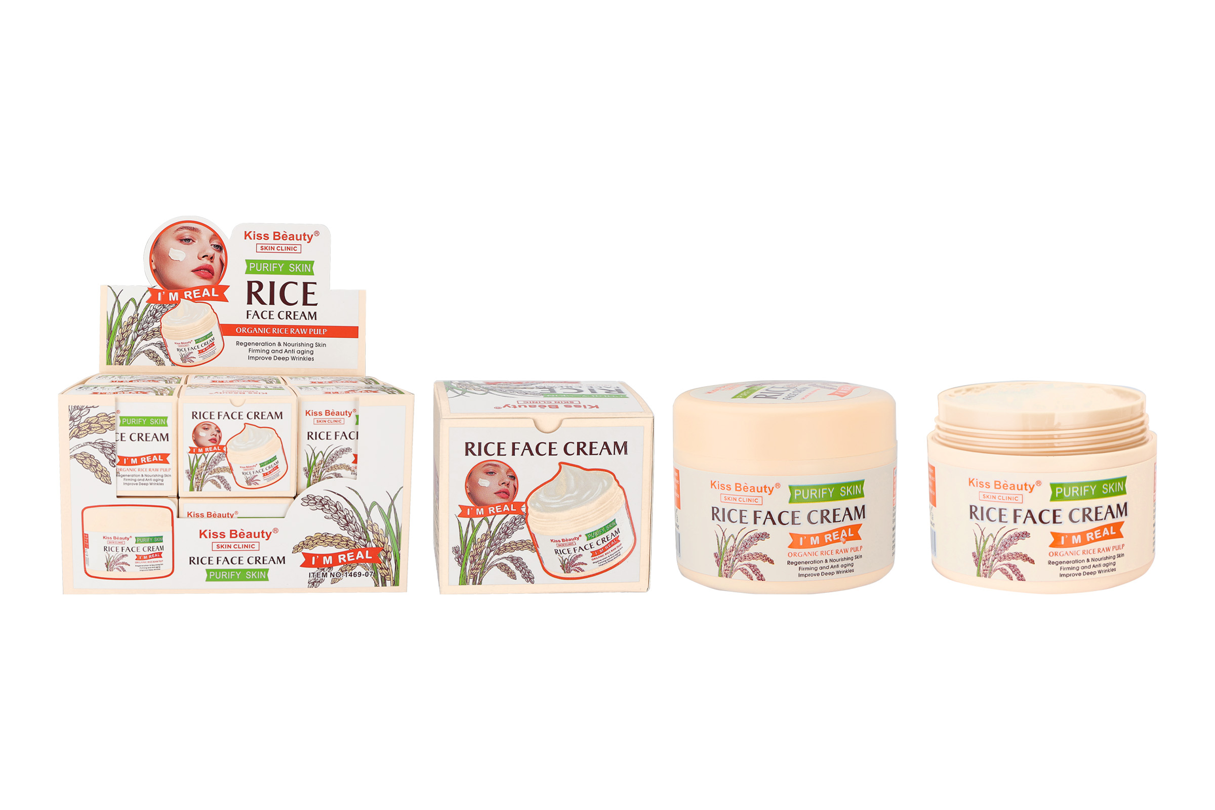Rice face cream