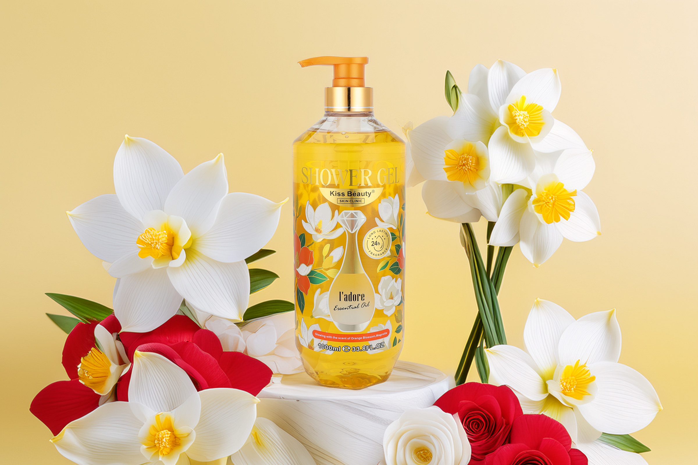 I’ Adore essential oil shower gel
