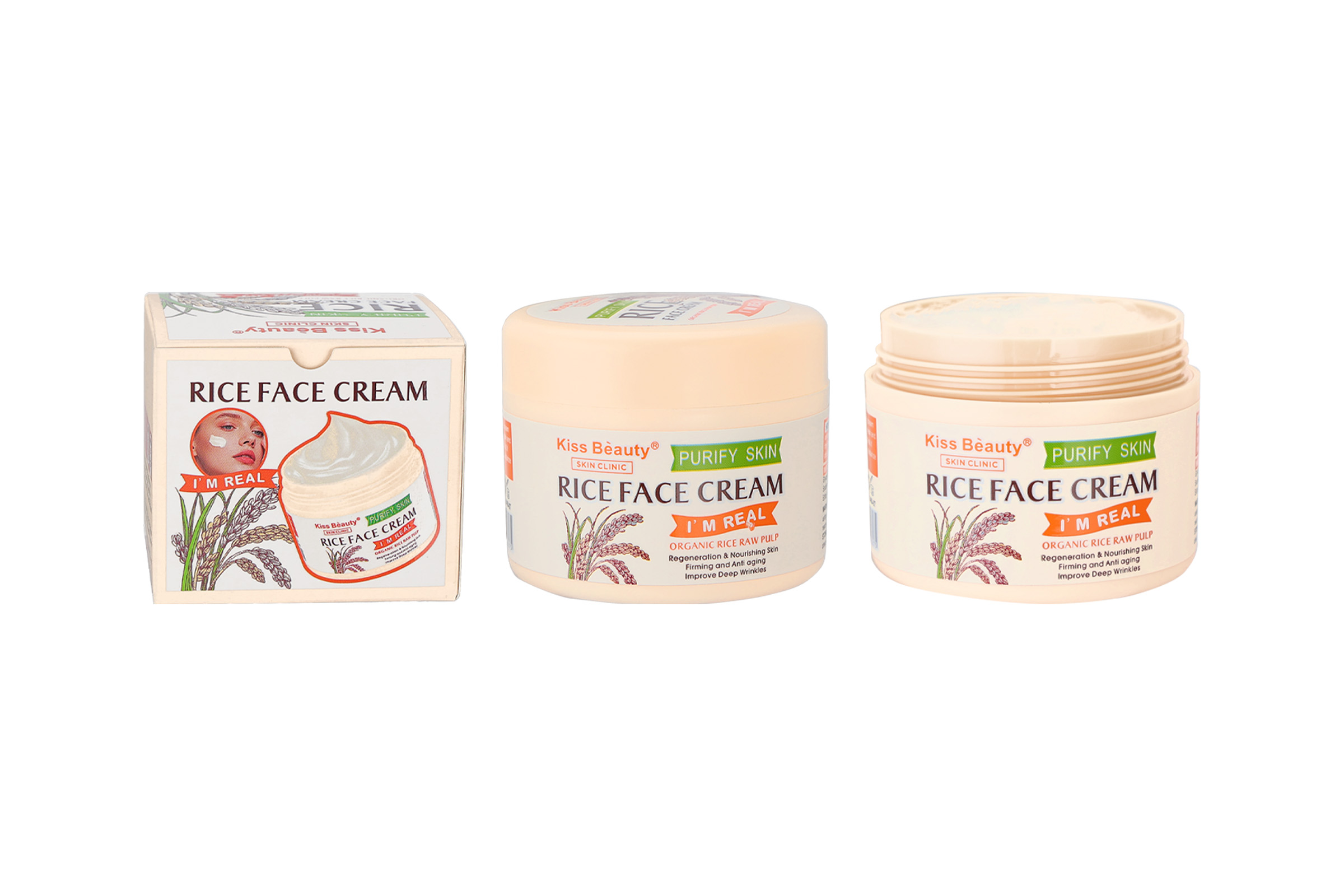 Rice face cream