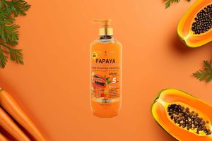 Papaya & Natural Carrot Oil Scrub Exfoliating Shower Gel