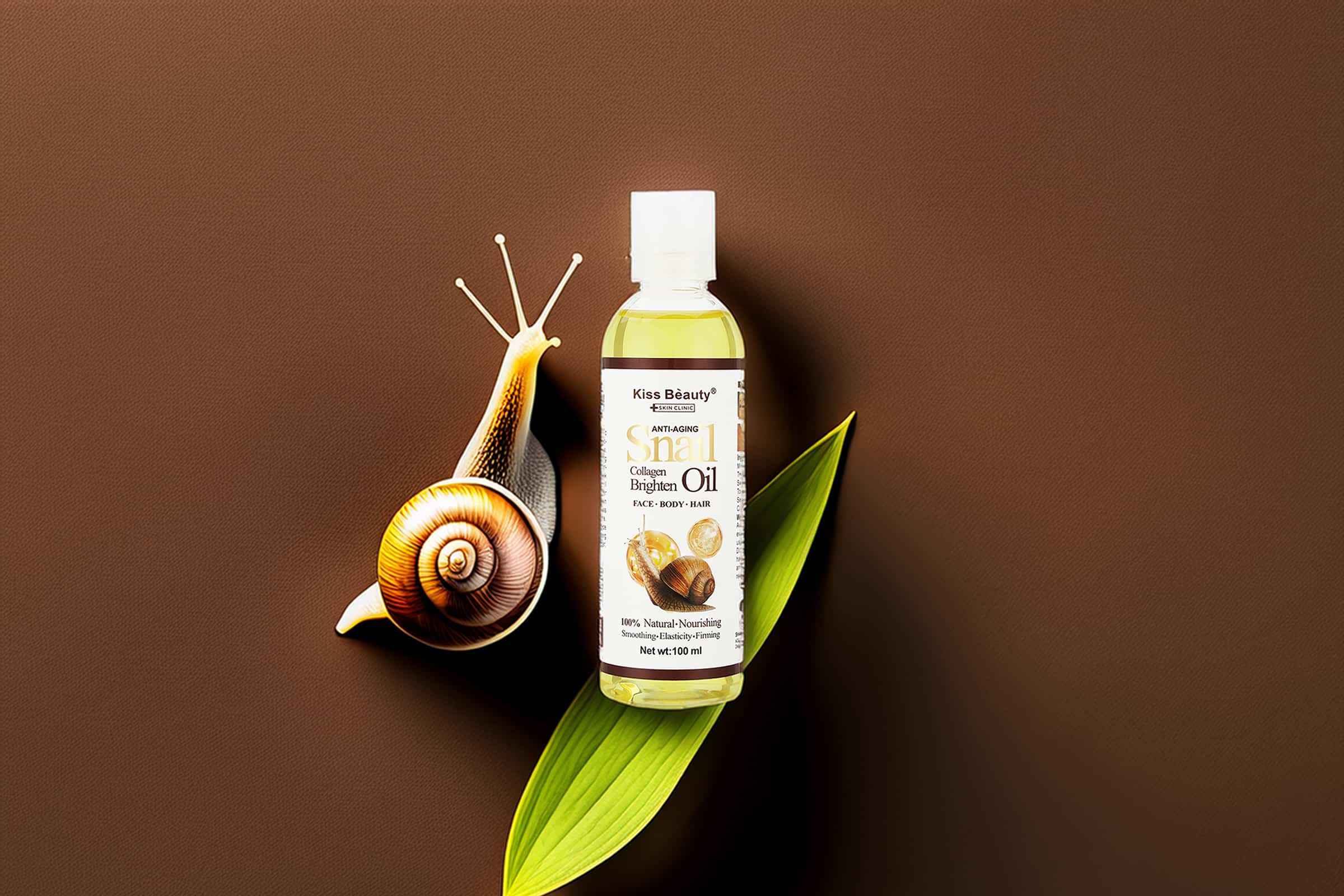 Anti-Aging Snail Collagen Oil for Structural Support and Elasticity