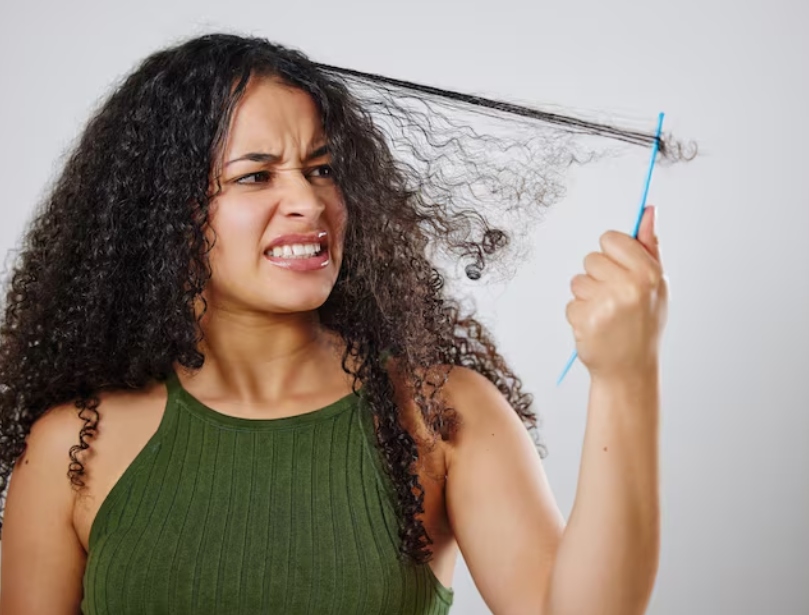 Curly hair needs a moisture-locking hair spray