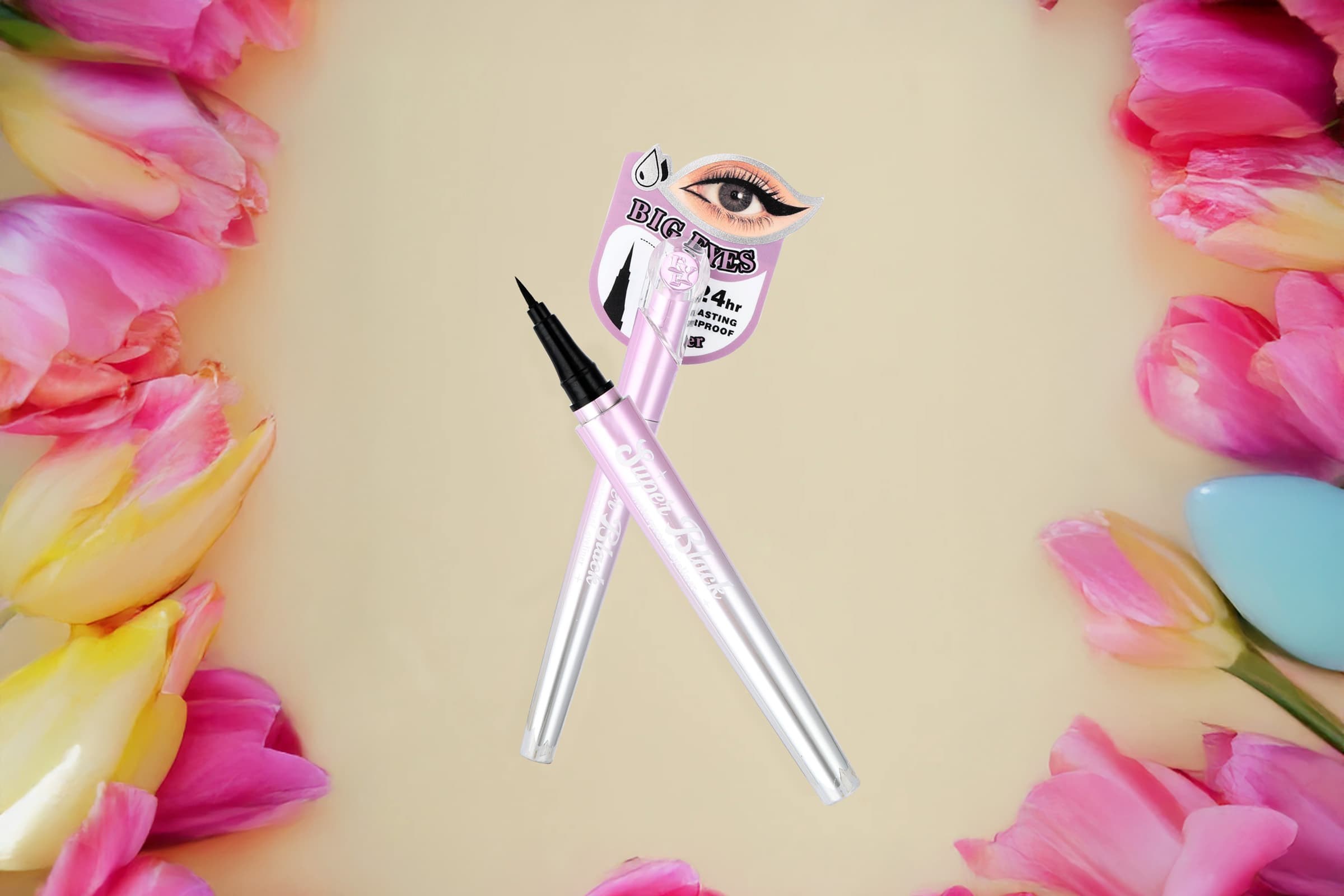 Gel Cream Eyeliner shifts from plain flat to shiny pearl looks