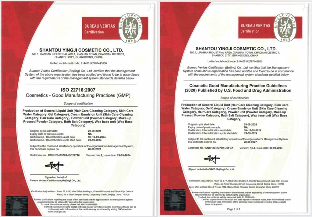 High-scale ISO-certified cosmetic manufacturing with end-to-end custom brand solutions