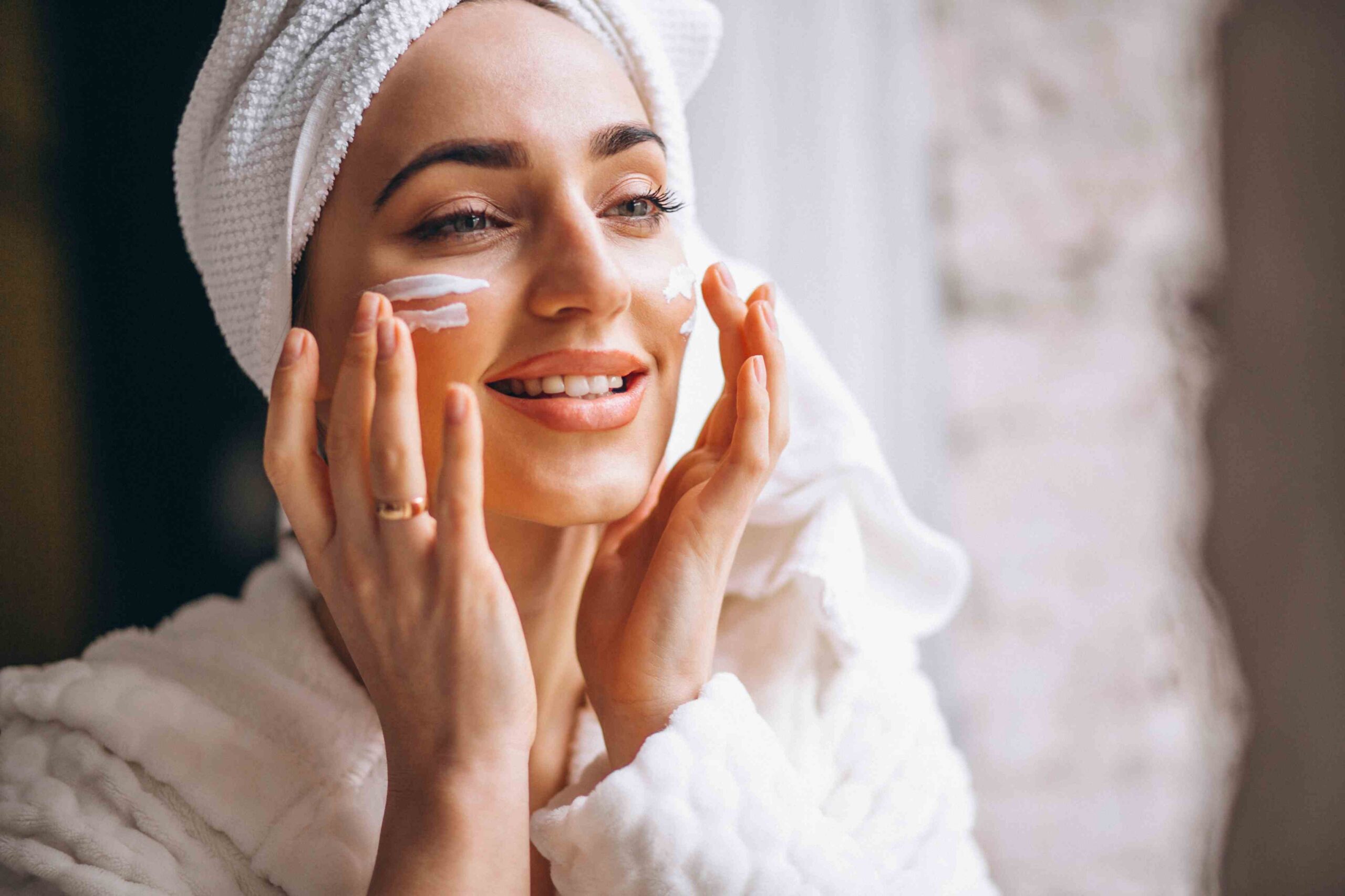Step by step hyaluronic acid skin layering routine