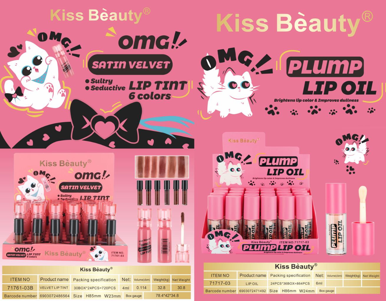 Glossy lips and setting spray keep makeup fresh