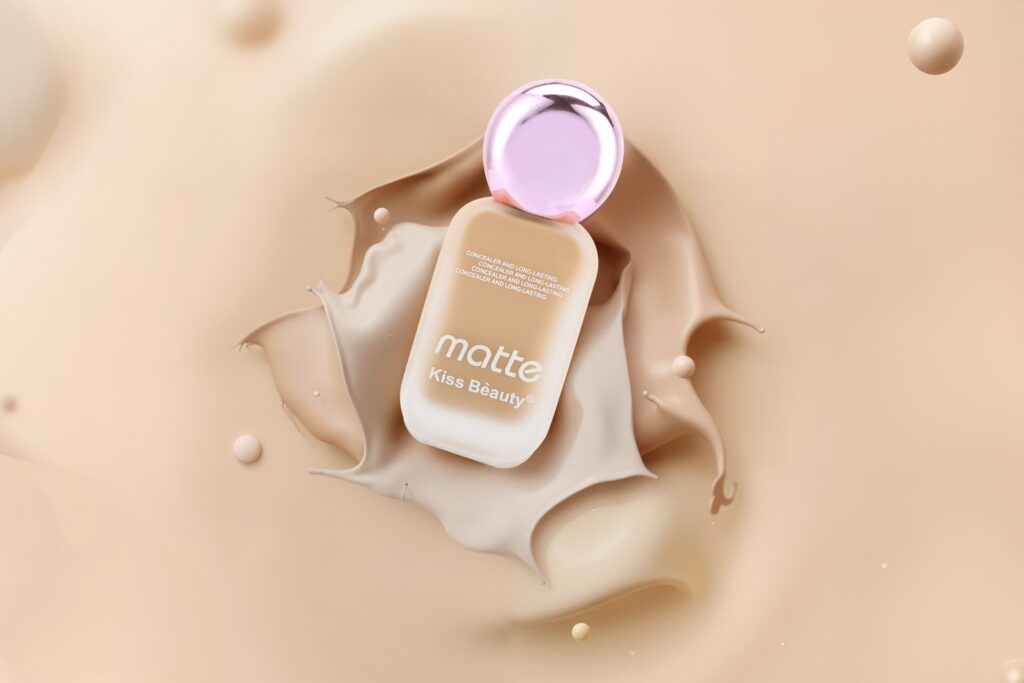 High-coverage liquid foundation smooths skin and conceals redness