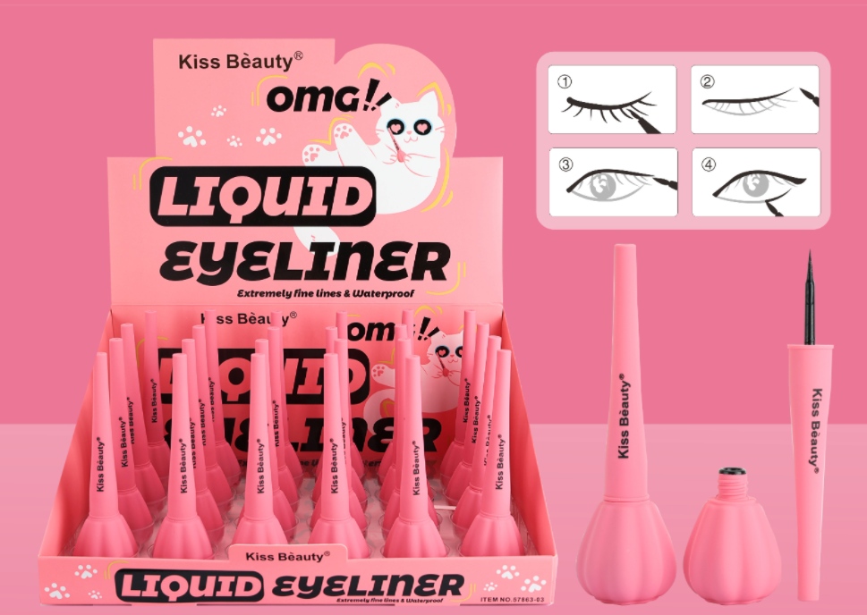 Long-lasting brow soap and waterproof eyeliner for defined eyes