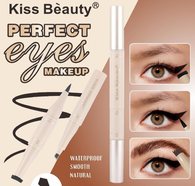 3 in 1 eyebrow pencil eyeliner wing stamp